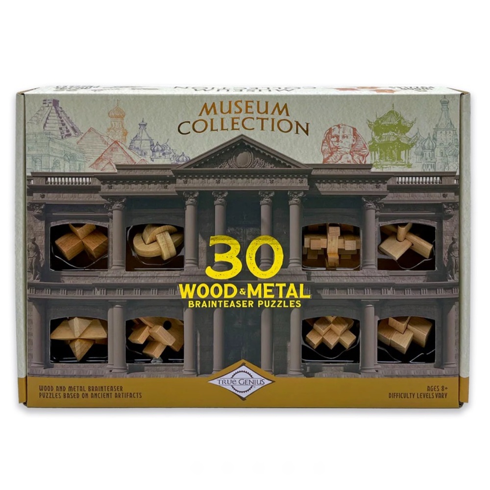 Museum Collection 30 Wood & Metal Brainteaser Puzzles